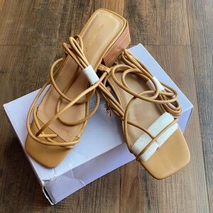 Madden Girl tan  Strappy Sandals